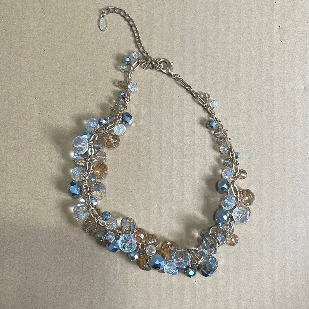 Chunky acrylic bead necklace